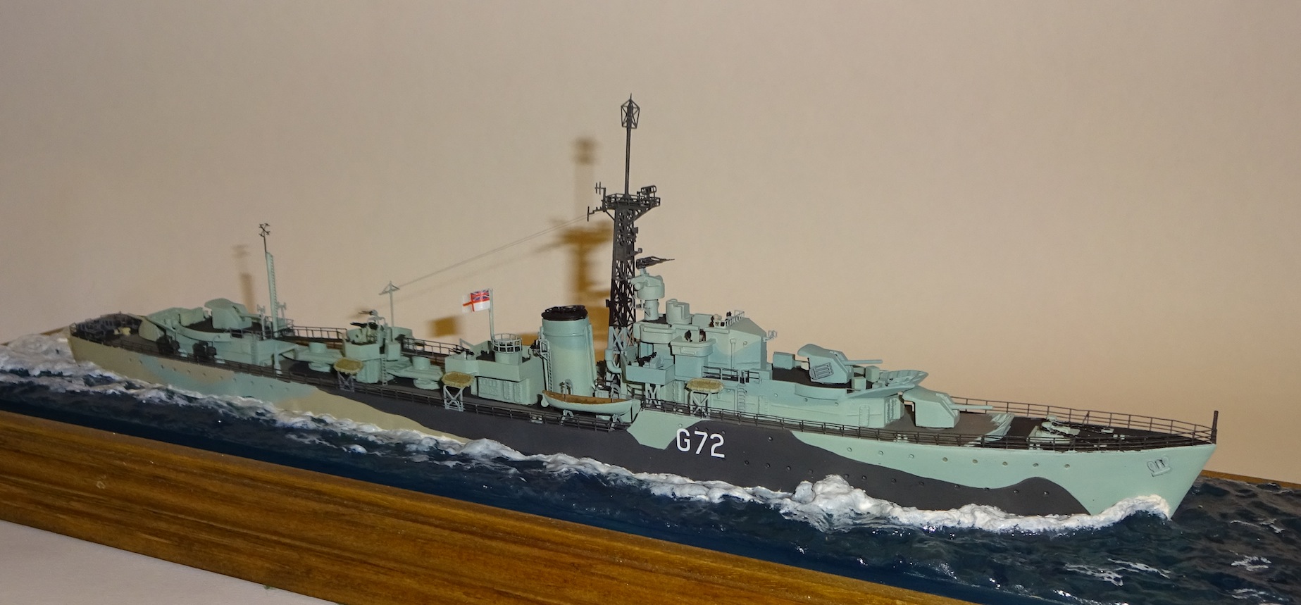 Navis 163 British Destroyer M Class 1/1250 Scale Model Ship 